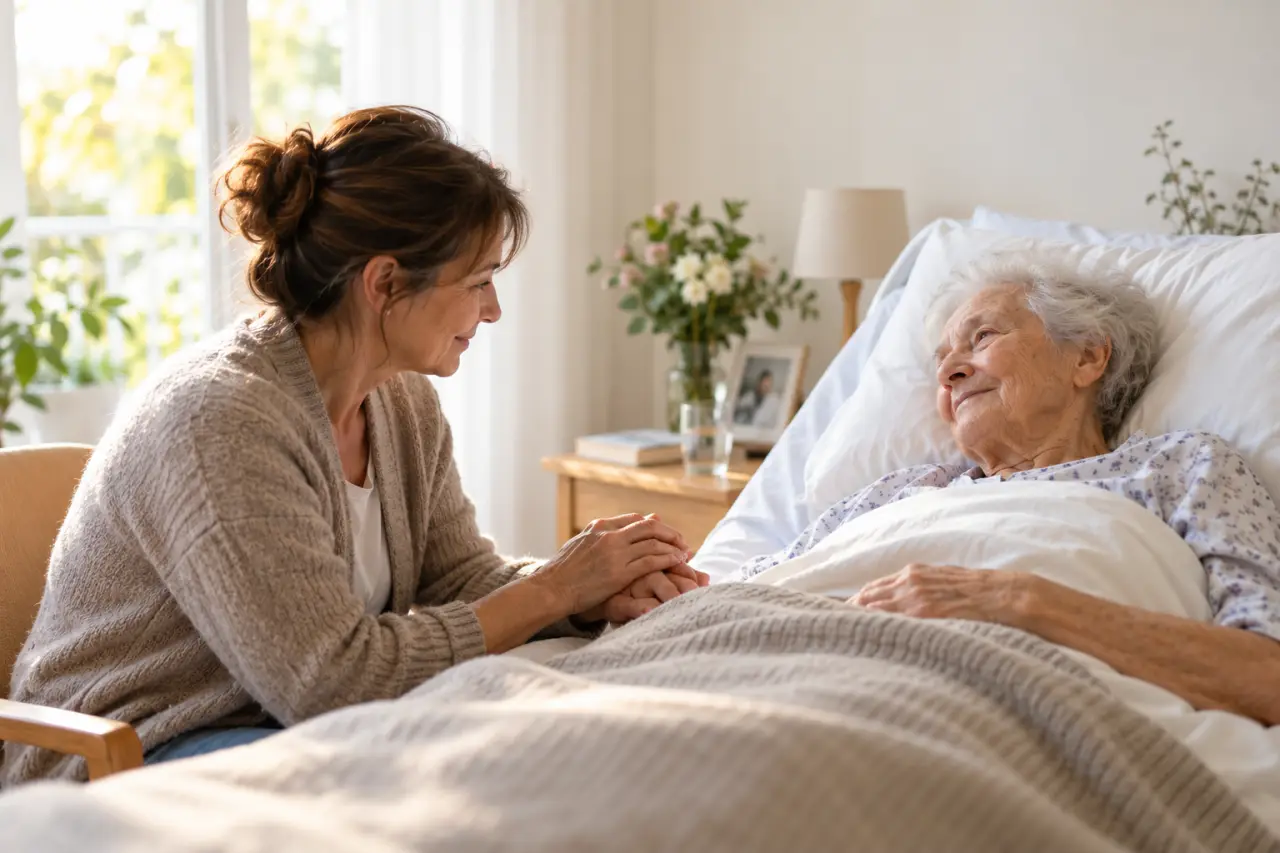 Signes de fin de vie chez la personne âgée : les repères pour distinguer déclin, phase terminale et décès proche