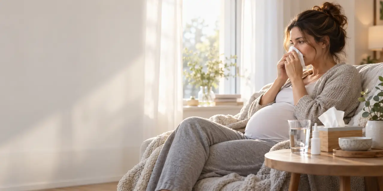 Rhume et grossesse : soulager le nez bouché sans prendre de risques